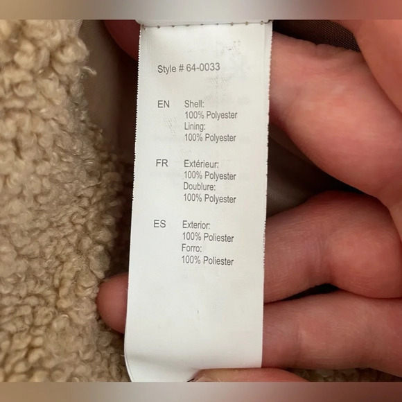 Streetwear Society Long Cozy Sherpa Jacket - Picture 9 of 9